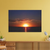 真夏の夕日 キャンバスプリント (インサイチュ (リビング))