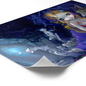 真夏の夜の夢のアートプリントの妖精ティターニア ポスター (角)