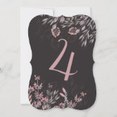 真夏の夜の夢のテーブル4両面 招待状 (裏面)