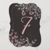 真夏の夜の夢のテーブル7両面 招待状 (正面/裏面)