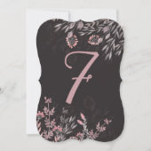 真夏の夜の夢のテーブル7両面 招待状 (正面)