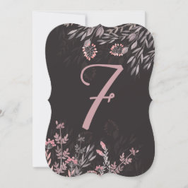 真夏の夜の夢のテーブル7両面 招待状