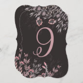 真夏の夜の夢のテーブル9両面 招待状 (正面/裏面)