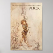 真夏の夜の夢のパックArthur Rackham ポスター (正面)