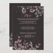 真夏の夜の夢のメ結婚ニュー メニュー (正面/裏面)