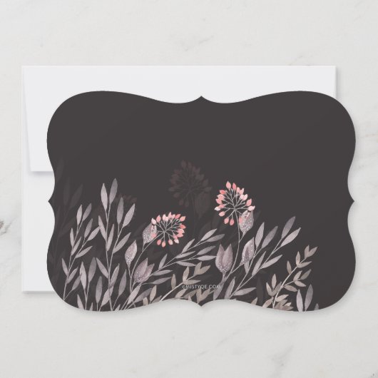 真夏の夜の夢のリハ結婚ーサルディナー 招待状 (裏面)