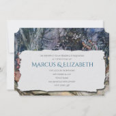 真夏の夜の夢のヴィンテージの結婚式招待状 招待状 (裏面)