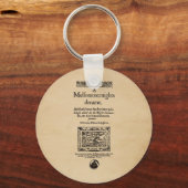 真夏の夜の夢の四合点への前編 キーホルダー (正面)