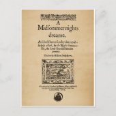 真夏の夜の夢の四合点への前編 ポストカード (正面)