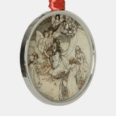 真夏の夜の夢の妖精のオーナメント メタルオーナメント (右)