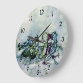 真夏の夜の夢の妖精 ラージ壁時計 (傾斜)