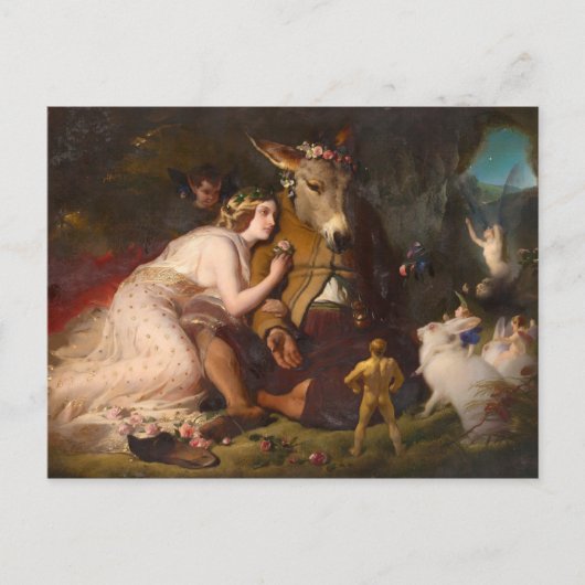 真夏の夜の夢の景色 ポストカード (正面)