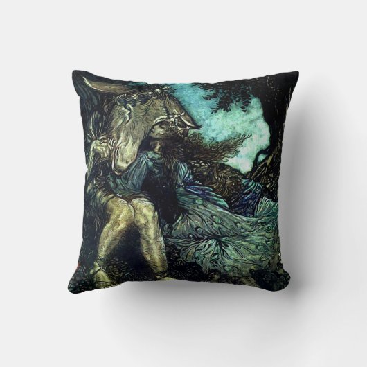 真夏の夜の夢の枕 クッション (裏面)