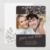 真夏の夜の夢の結婚式 セーブザデート (正面/裏面)