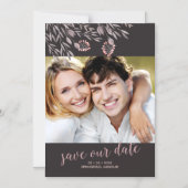 真夏の夜の夢の結婚式 マグネット招待状 (正面)