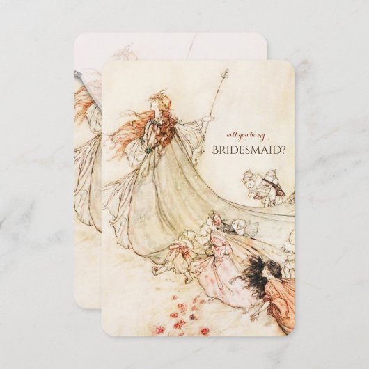 真夏の夜の夢は私の花嫁のメイド? 招待状 (正面/裏面)