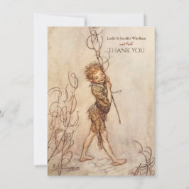 真夏の夜の夢パーソナライズされたありがとう サンキューカード