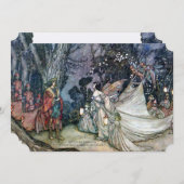 真夏の夜の夢結婚式招待状 招待状 (正面/裏面)