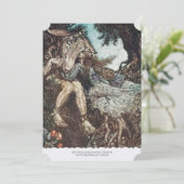 真夏の夜の夢結婚式招待状 招待状 (スタンド正面)