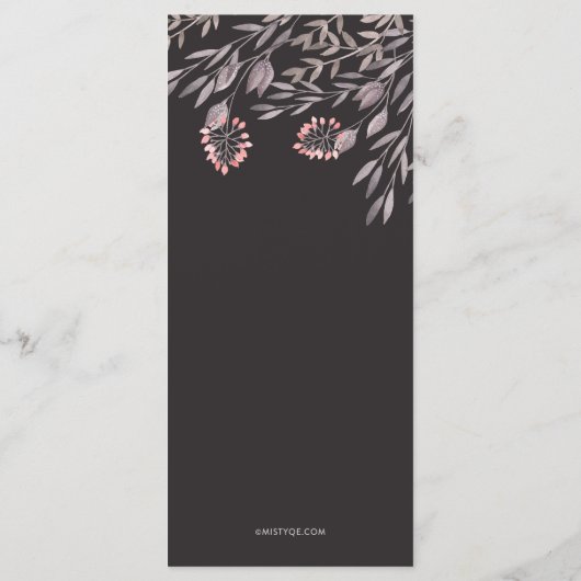 真夏の夜の夢結婚 プログラム (裏面)