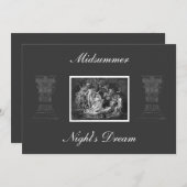 真夏の夜の夢 ご招待 招待状 (正面/裏面)