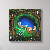 真夏の夜の夢 キャンバスプリント (正面)