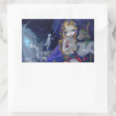 「真夏の夜の夢」ステッカー 長方形シール (バッグ)