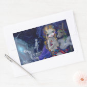 「真夏の夜の夢」ステッカー 長方形シール (封筒)