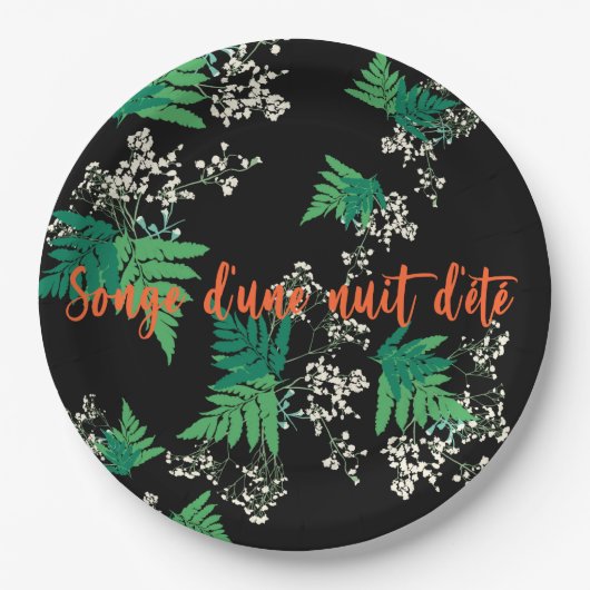 真夏の夜の夢 ペーパープレート (正面)