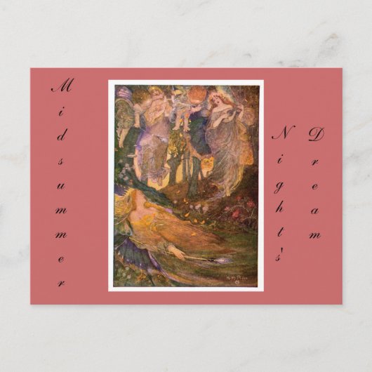 真夏の夜の夢 ポストカード (正面)