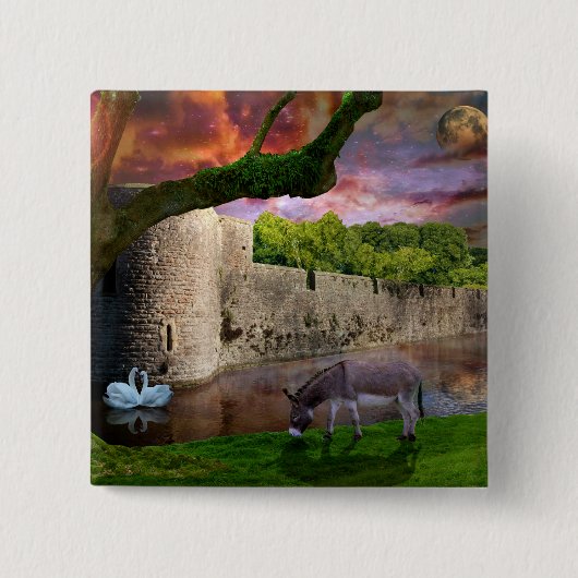 真夏の夜の夢 缶バッジ (正面)