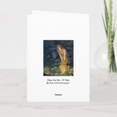 真夏の夜の妖精のダンス カード (裏面)