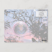 真夏の夜の妖精の泡! ポストカード (裏面)