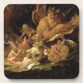 「真夏の夜のDreamからのパックそして妖精、 コースター (正面)