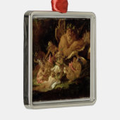 「真夏の夜のDreamからのパックそして妖精、 メタルオーナメント (右)