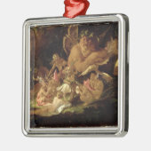 「真夏の夜のDreamからのパックそして妖精、 メタルオーナメント (左)