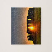 真夏の夜明けにStonehenge ジグソーパズル (縦)