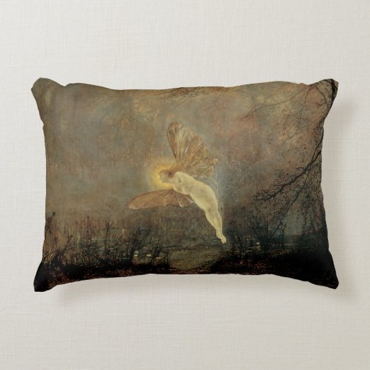 真夏の夜byグリムショー,ヴィンテージアビクトリアンート アクセントクッション (正面)