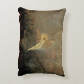 真夏の夜byグリムショー,ヴィンテージアビクトリアンート アクセントクッション (裏面(縦))