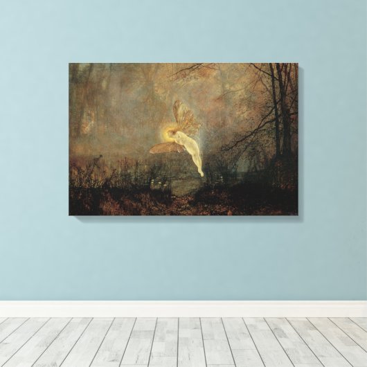 真夏の夜byグリムショー，ヴィンテージアビクトリアンート キャンバスプリント (インサイチュ (ウッドフロア))