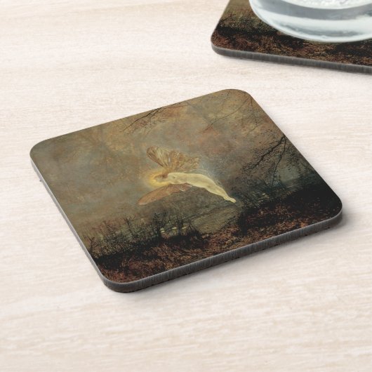 真夏の夜byグリムショー，ヴィンテージアビクトリアンート コースター (左側)