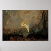 真夏の夜byグリムショー，ヴィンテージアビクトリアンート ポスター (正面)