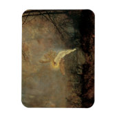 真夏の夜byグリムショー，ヴィンテージアビクトリアンート マグネット (縦)