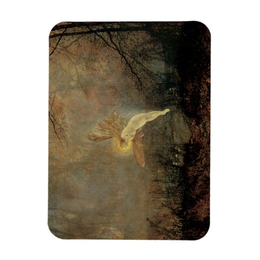 真夏の夜byグリムショー，ヴィンテージアビクトリアンート マグネット (縦)