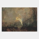 真夏の夜byグリムショー,ヴィンテージアビクトリアンート ラッピングペーパーシート (正面3)