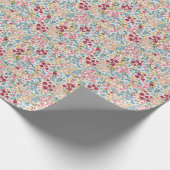 真夏の牧草地、花の植物のパターン。 ラッピングペーパー (角)