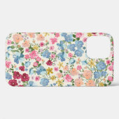 真夏の牧草地、花の植物のパターン。 Case-Mate iPhoneケース (裏面 (横))