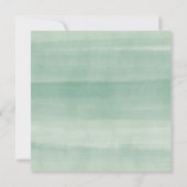 真夏の花の結婚式招待状 | スクエア 招待状 (裏面)