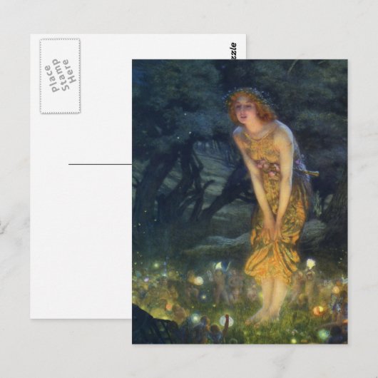 真夏エバ葉書 ポストカード (正面/裏面)