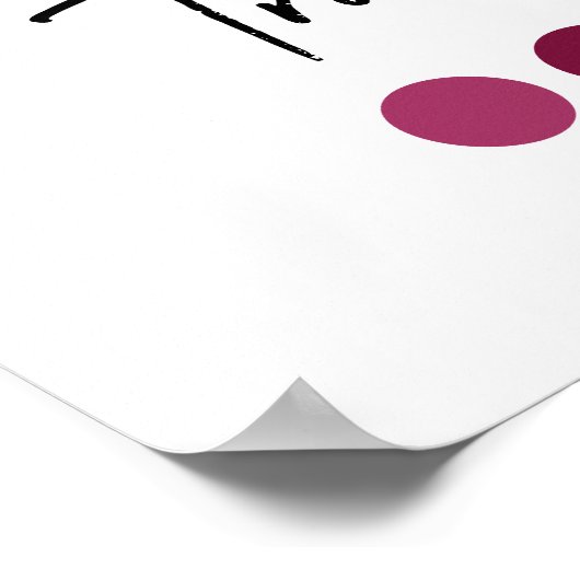 真夏タイプ季節色解析アート ポスター (角)